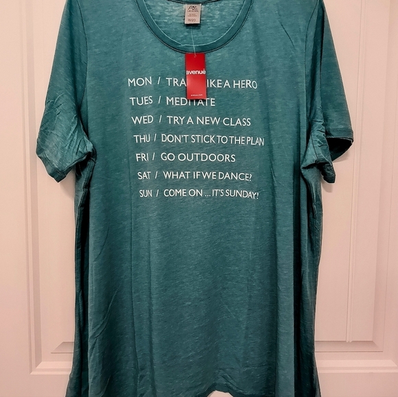 [5x$20] New Tie Die Fun Weekdays Shirt / Size 2X - Picture 4 of 6